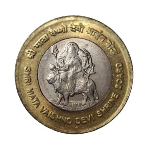 REPUBLIC INDIA/ COMMEMORATIVE 10 RUPEES / SHRI MATA VAISHNO DEVI SHRINE BOARD / 2012 / HYDERABAD MINT / UNC GRADE