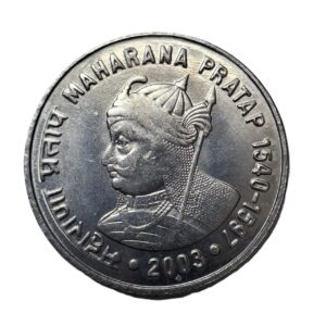 REPUBLIC INDIA/ COMMEMORATIVE 1 RUPEE / MAHARANA PRATAP   / 1540-1597 /  BOMBAY  MINT  / UNC GRADE